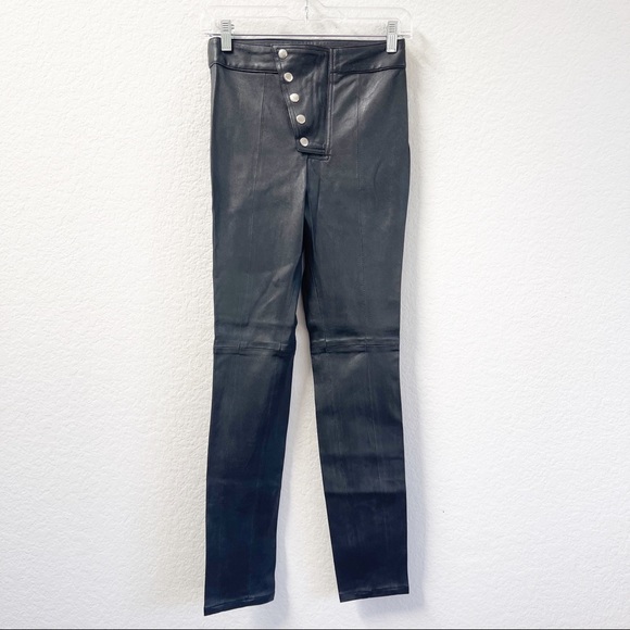LPA Leather Pant 597 Black Size XS - Picture 2 of 6